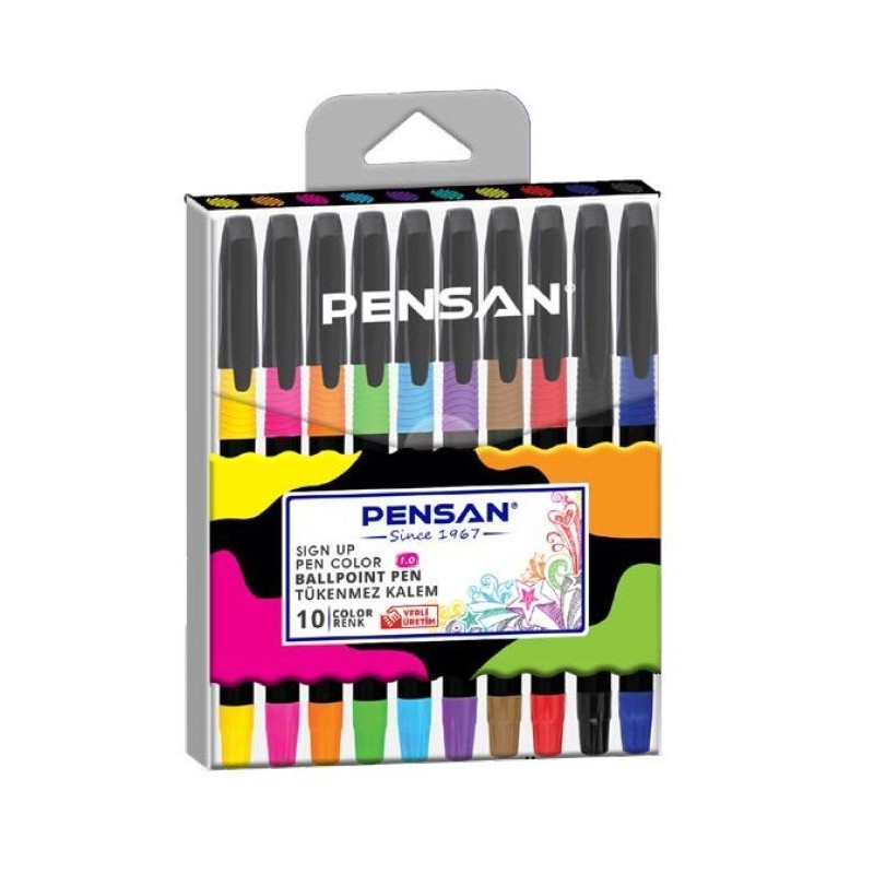 Pix Sign Up Color, 1 mm, 10 buc/set, Pensan