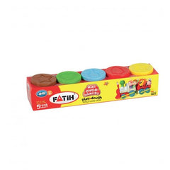 Plastilină Ușoară, 5 culori, Modeling Dough Fatih
