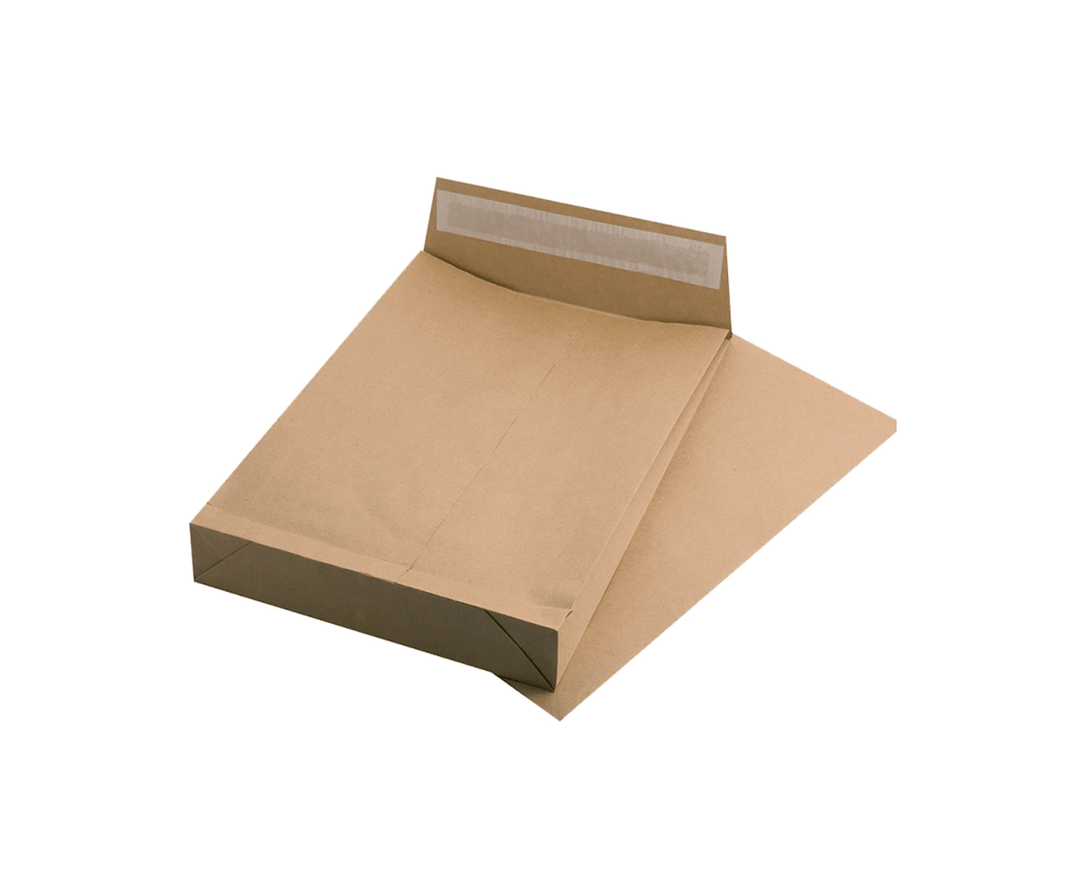 Plic TB4, Burduf 5 cm,  Hârtie Kraft, GPV