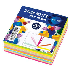 Notes Autoadeziv, 75 x 75 mm, 225 file, Centrum