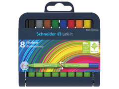 Liner Link-It, 0.4 mm, 8 culori / set, Schneider