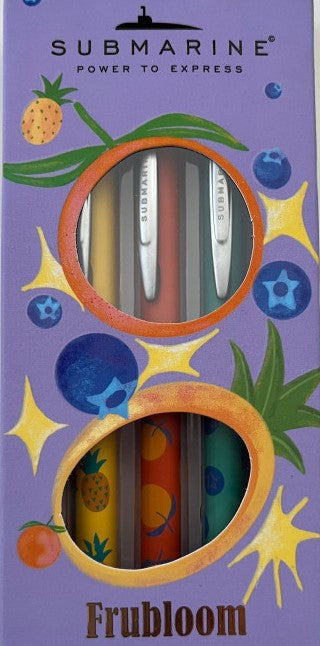 Set Pixuri Frubloom, Motive Fructe, 3 buc / set, Submarine