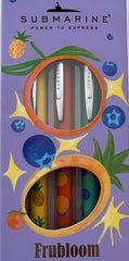 Set Pixuri Frubloom, Motive Fructe, 3 buc / set, Submarine