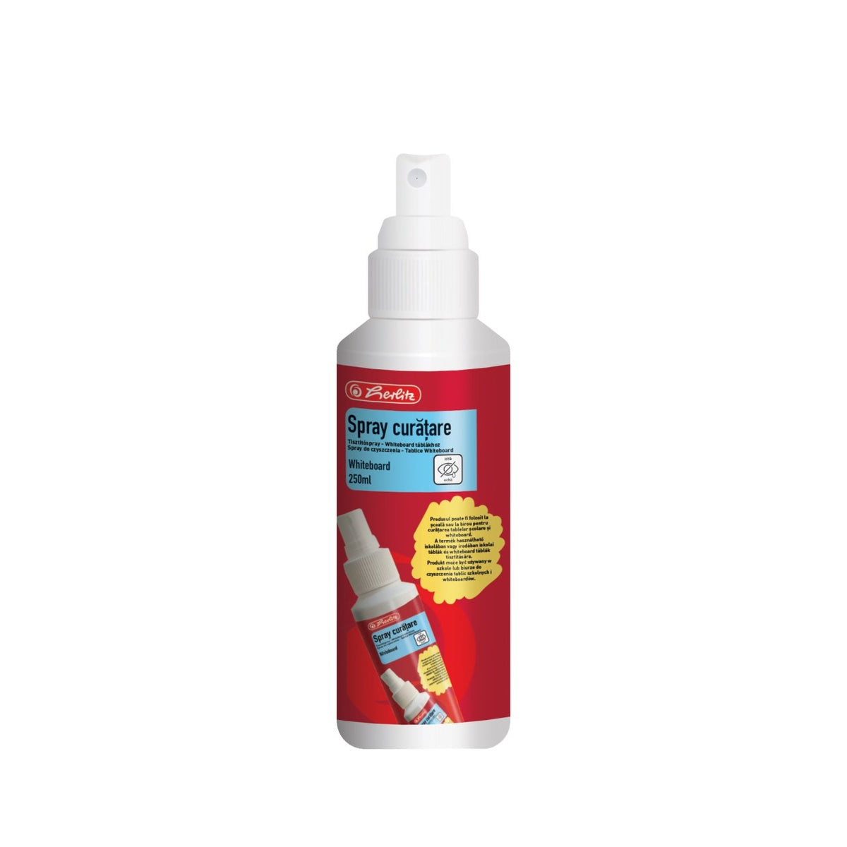 Spray Curățare Whiteboard, 250ml, Herlitz