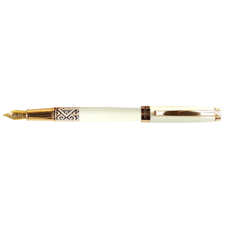 Stilou Metalic, ST112W, Alb, Daco