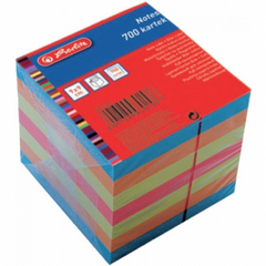 Cub Hârtie Color, 9 x 9 x 9 cm, 700 file, Herlitz