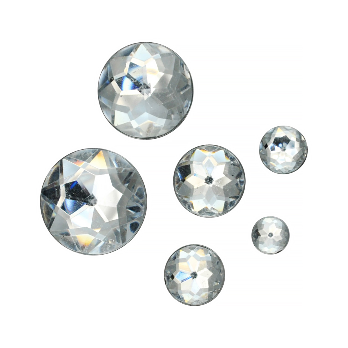 Mărgele de Tip Diamant, Acryl, 10 mm, 10 g, 85 buc/set, Meyco • Roval Print